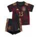Alemania Thomas Muller #13 Segunda Equipación Niños Mundial 2022 Manga Corta (+ Pantalones cortos)